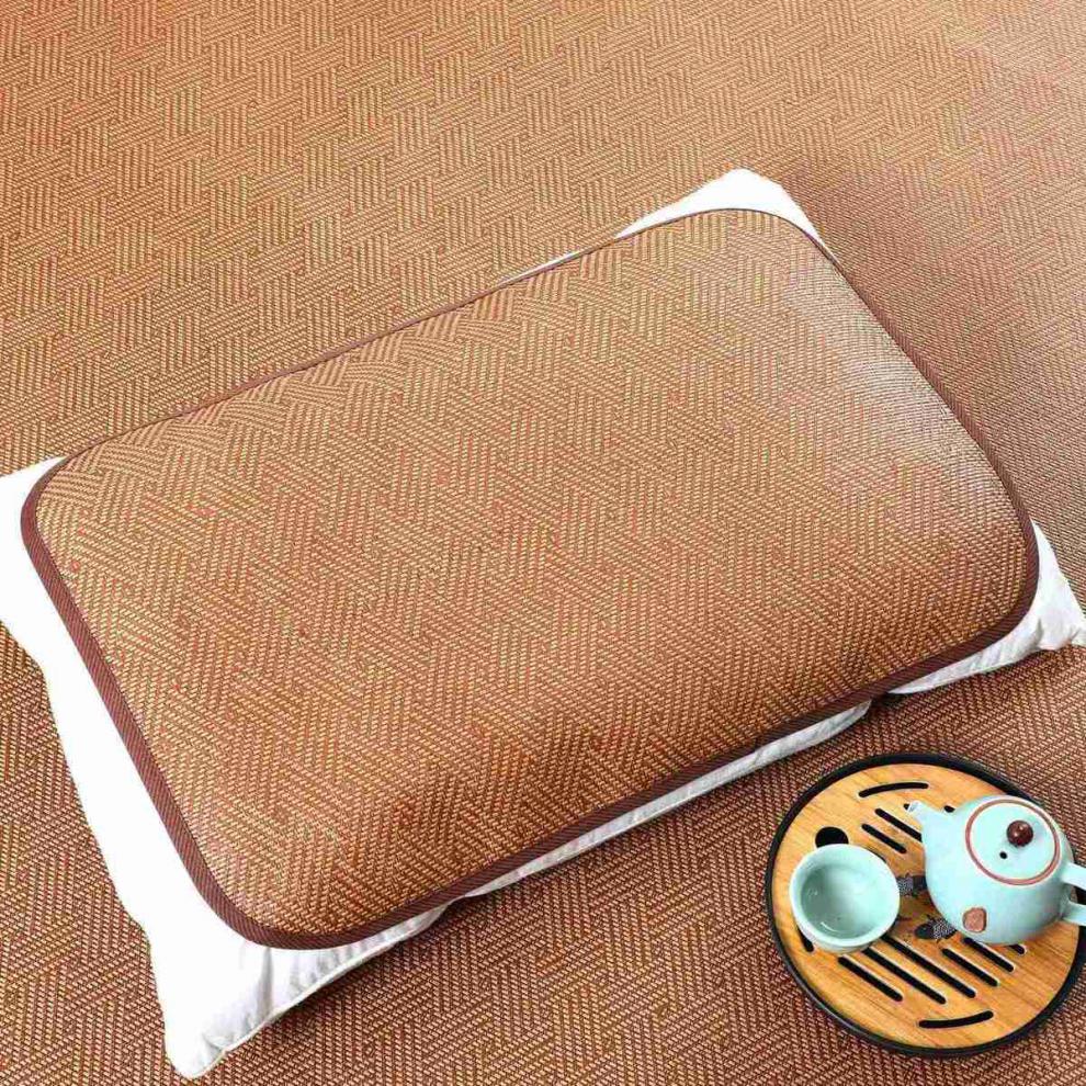 凉席冰藤凉席三件套15米18米12m床单人凉席可折叠冰藤席045米可折叠