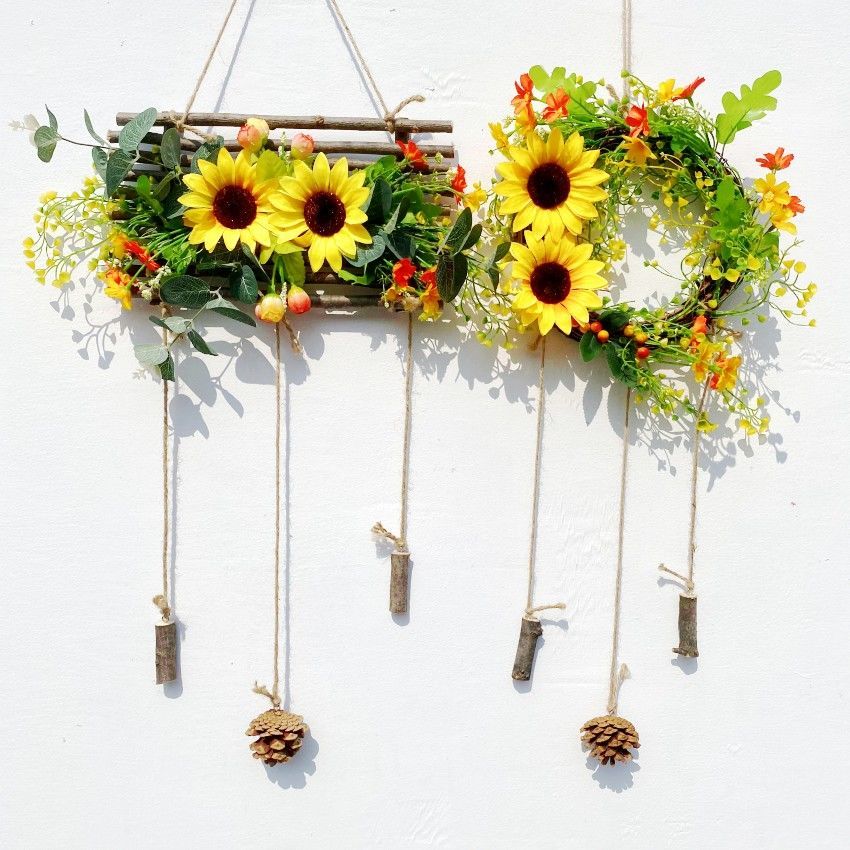 花环装饰壁挂墙壁挂件墙上客厅挂墙房间墙饰壁饰室内饰品圣诞树五角星