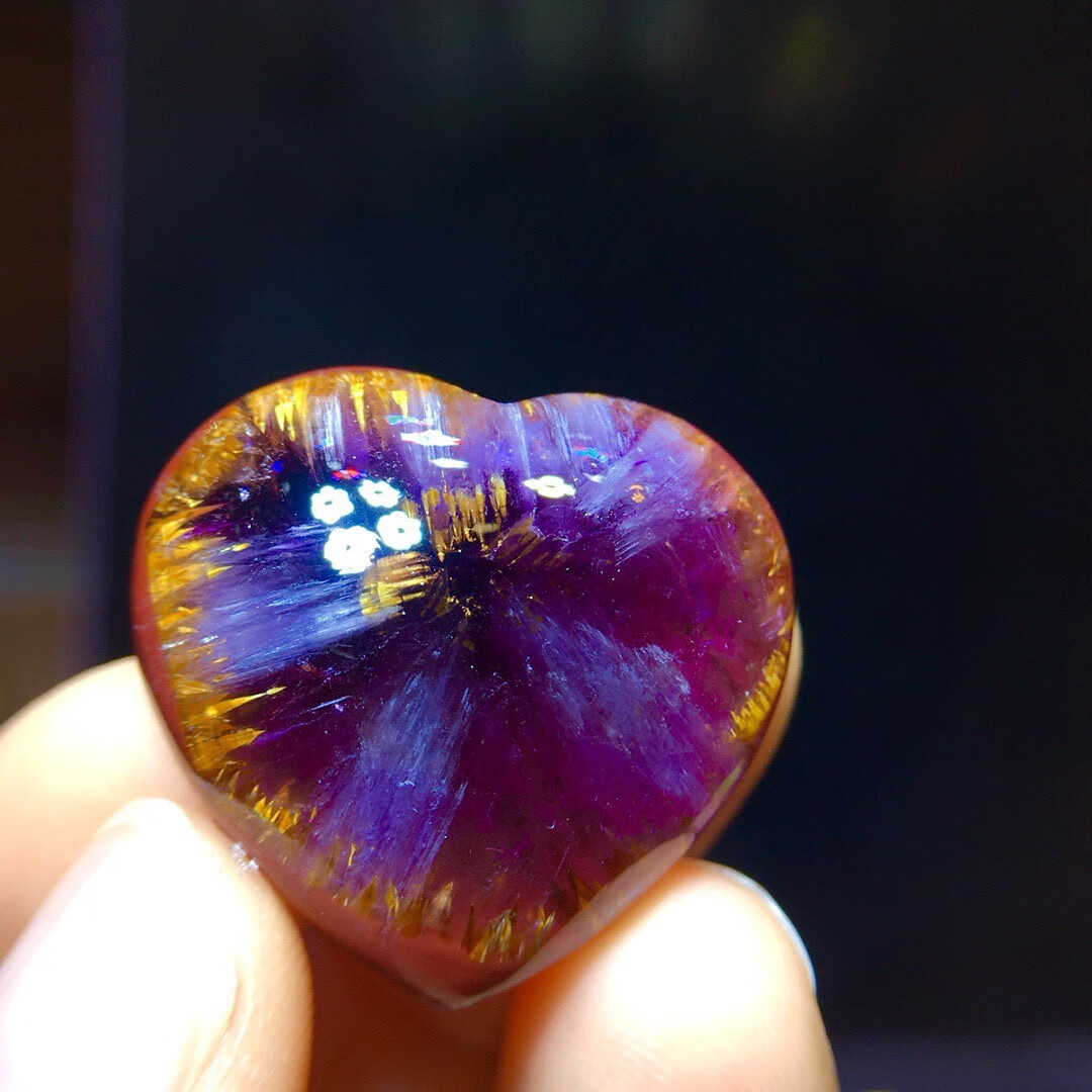 顶妃(ding fei)极光23吊坠项坠项链 金字塔极光水晶玉项坠项圈挂件