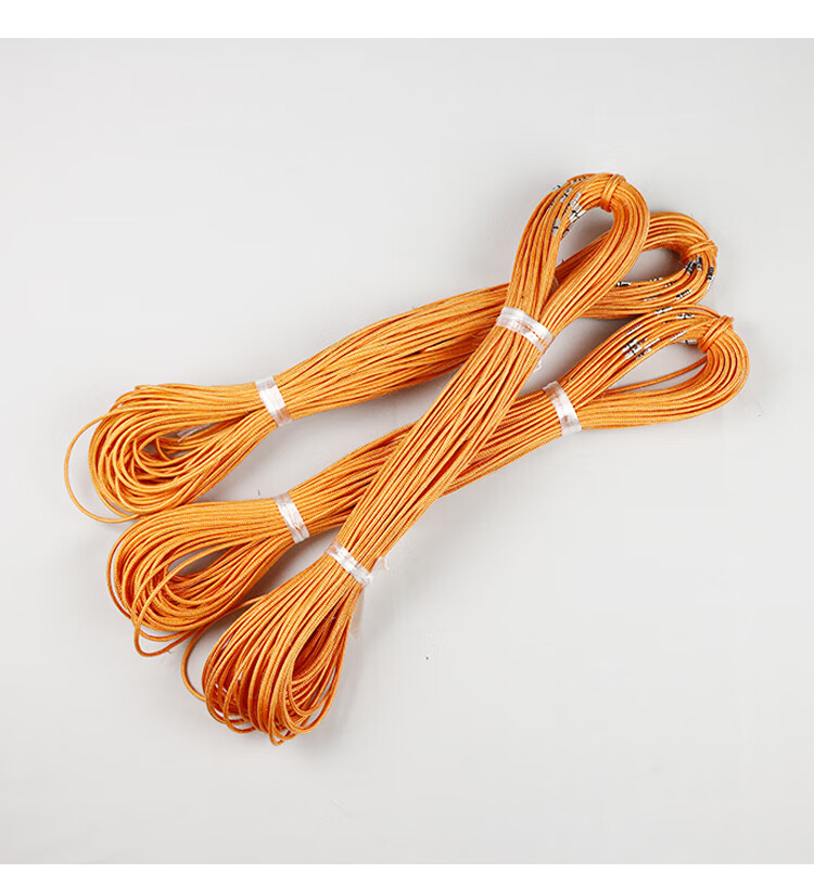 尼龙钢丝测量绳测绳百米绳工程桩基量地测距绳尺定制100米