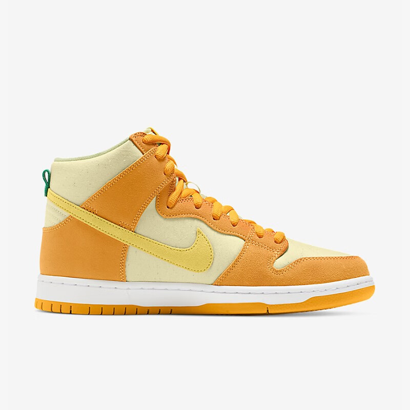 耐克nike sb dunk high 黄色菠萝 男女款高帮休闲板鞋 dm0808-700 45