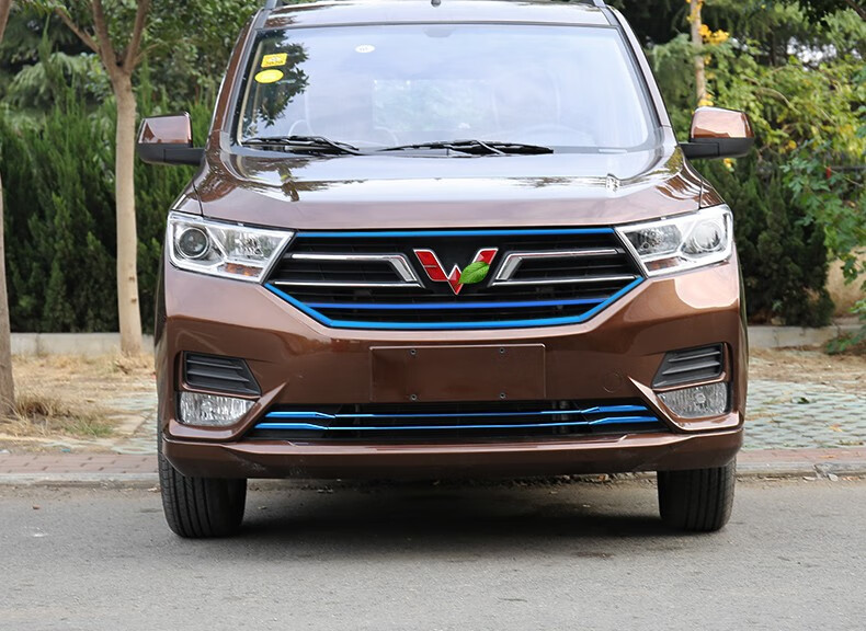 欧礼适用于18-21款新五菱宏光s面包车改装上下中网前脸装饰亮条宏光s