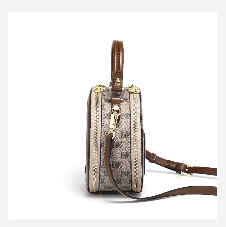 mk女包magicking轻奢品牌女士包包2022新款时尚百搭圆形斜挎包职场