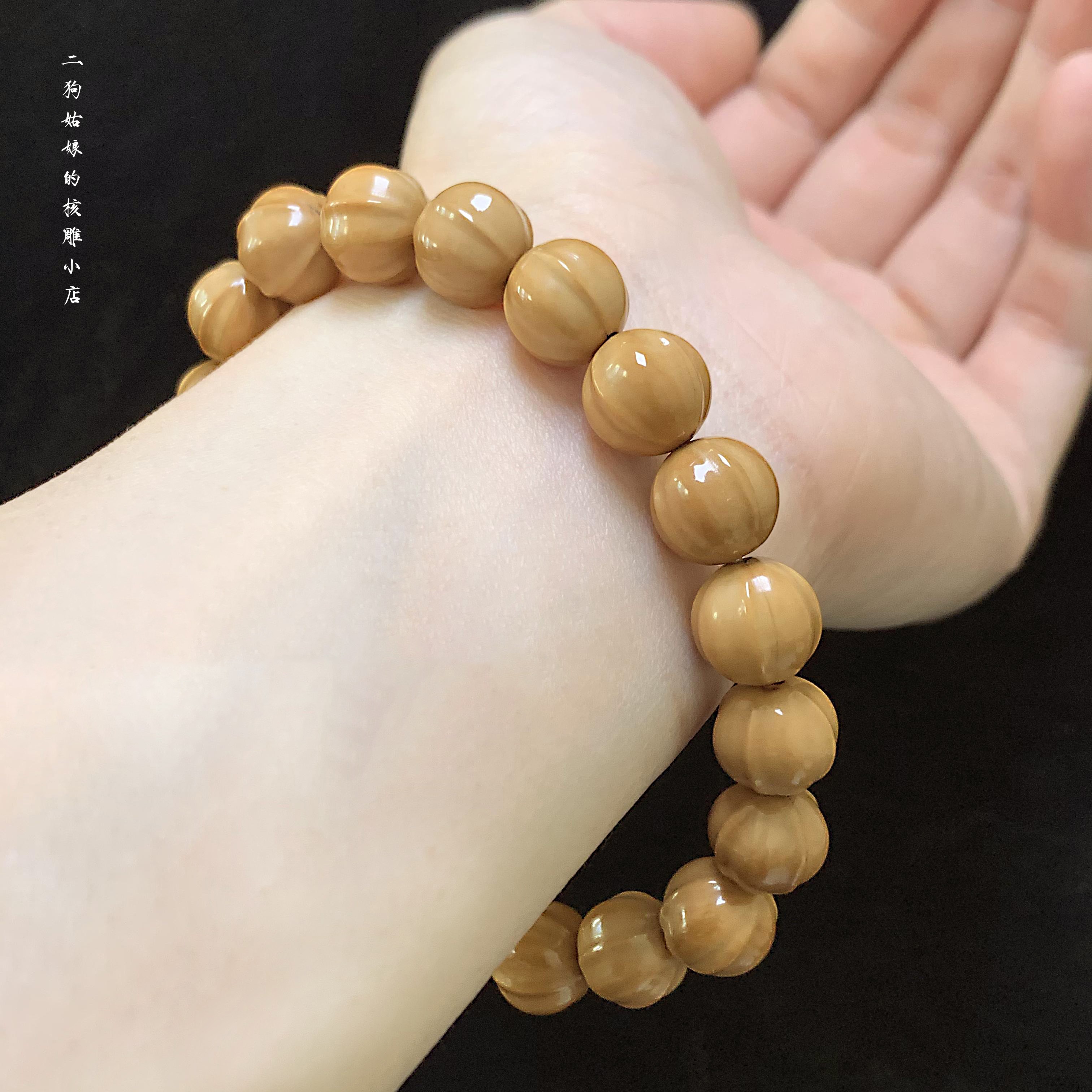 微韵10mm精致鲨鱼背4棱猴头核桃精品无黑点小籽手链手串文玩礼物图片