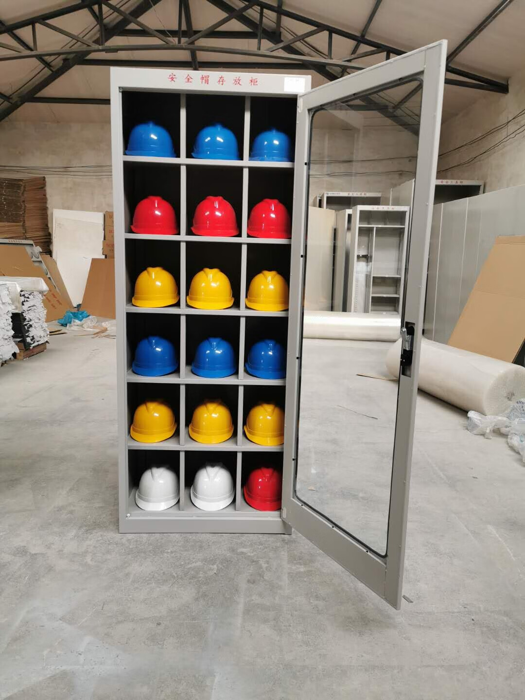 安全帽存放柜安全帽柜专用安全帽摆放柜安全帽放置柜200080045010厚
