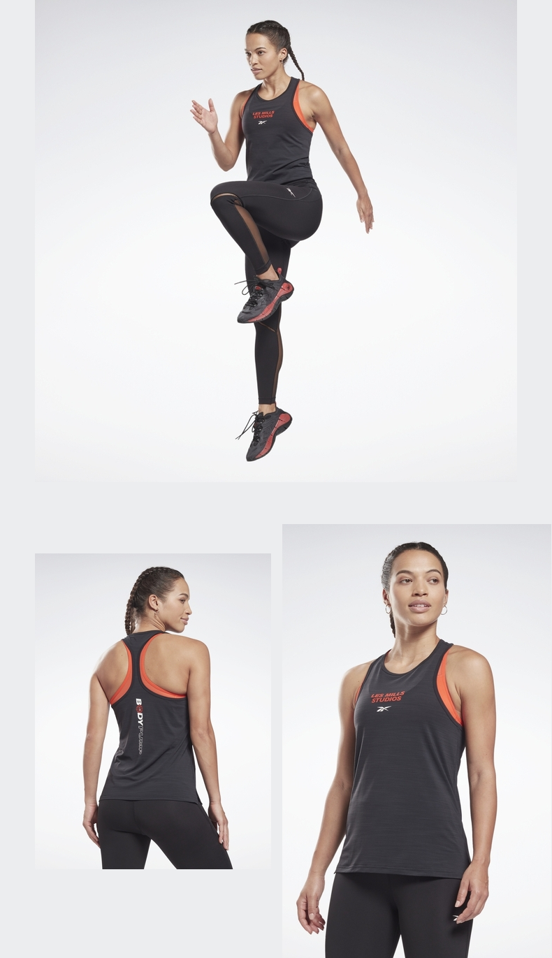 reebok锐步官方2022春季新款女子hd4177lm莱美运动训练背心hd4177am