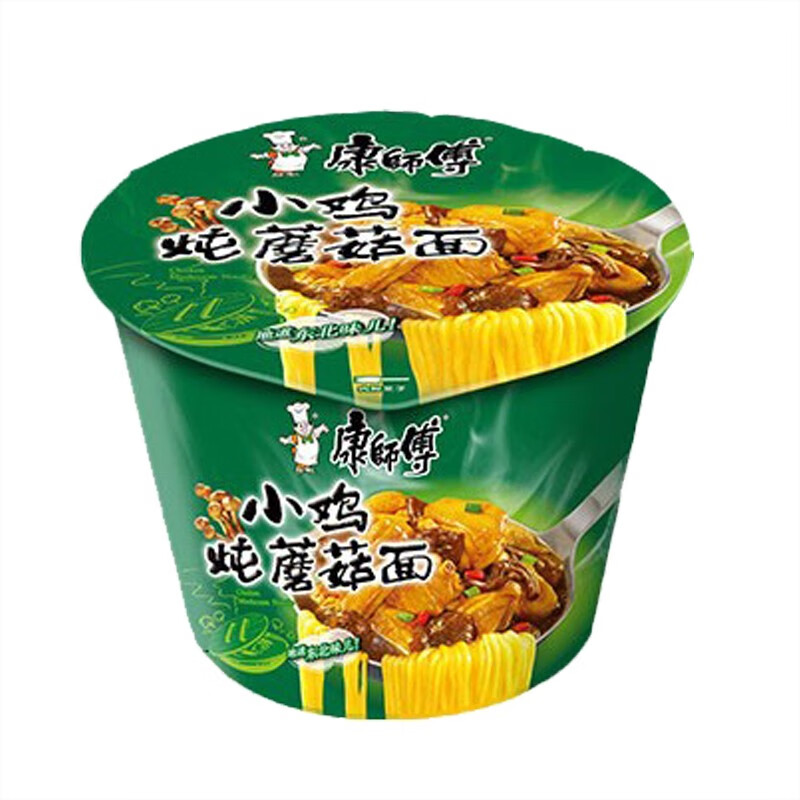 康师傅方便面经典桶装小鸡炖蘑菇6桶/12桶装方便速食泡面 12桶(整箱)