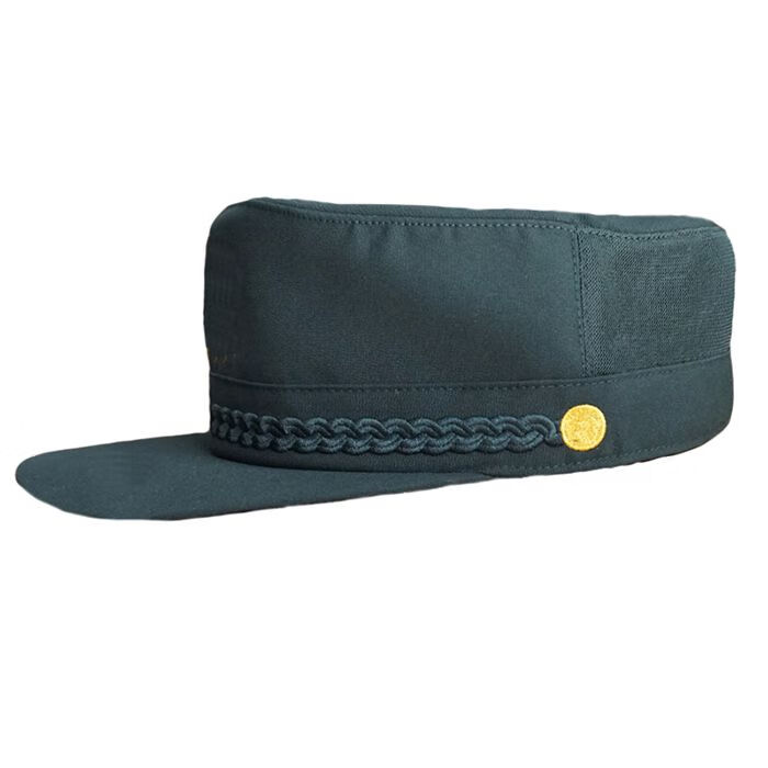 战士干官夏常帽夏季常部服帽子平顶鸭舌帽新式绿色便帽遮阳帽夏帽公务