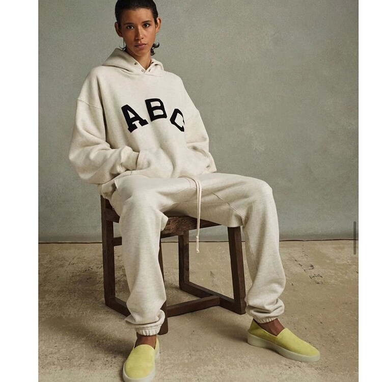 fog fear of god essentials复线第七季fg卫衣高街情侣反光连帽衫 fog