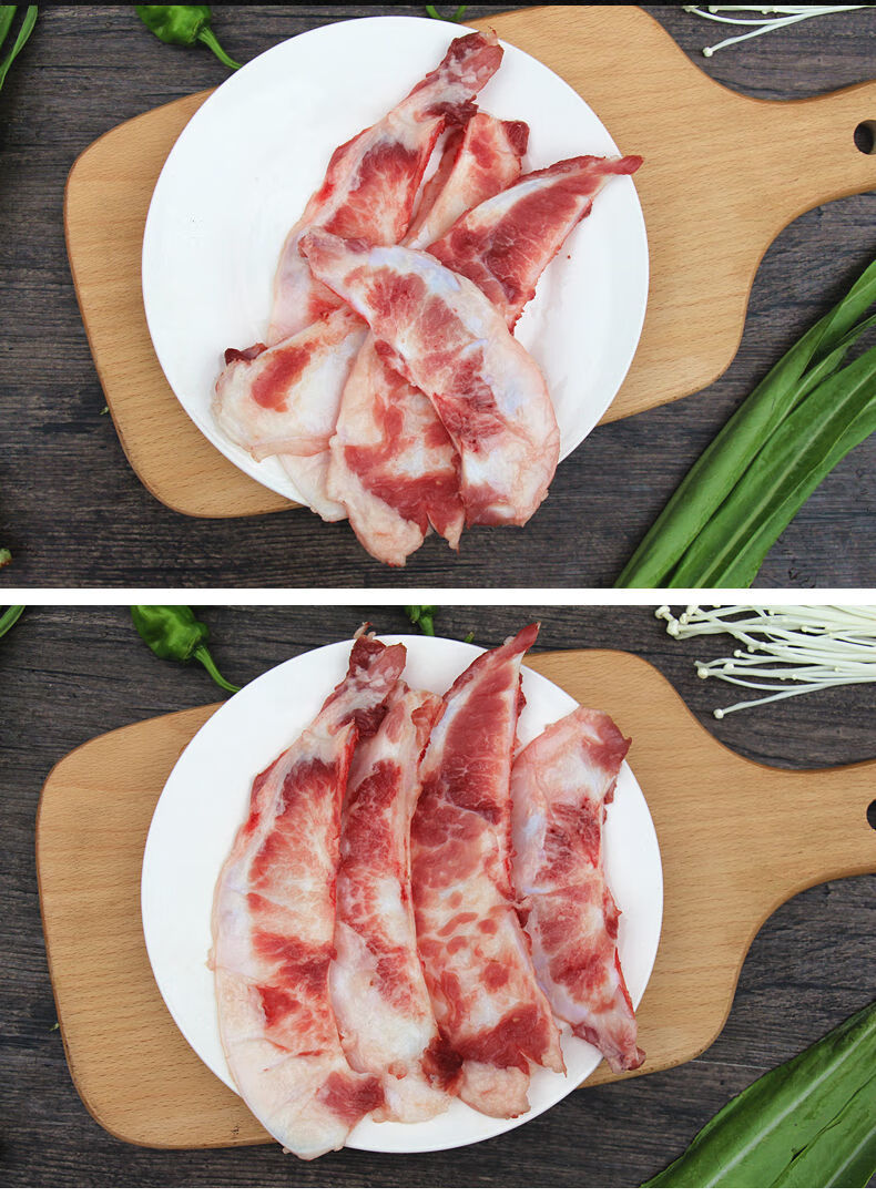 整箱商用脆骨猪软骨新鲜带肉月亮骨3斤烧烤食材正宗猪月牙骨5斤家用装