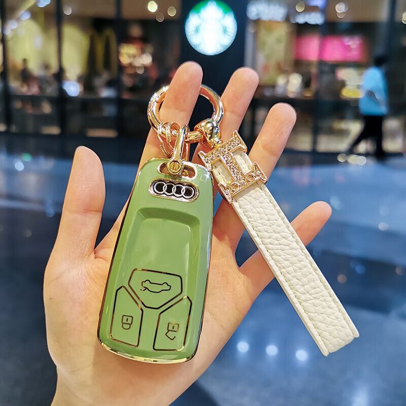 2022冰雪吉祥物奥迪钥匙套女士新a4la6a5q7q5la7a8lrs4保护壳车钥匙