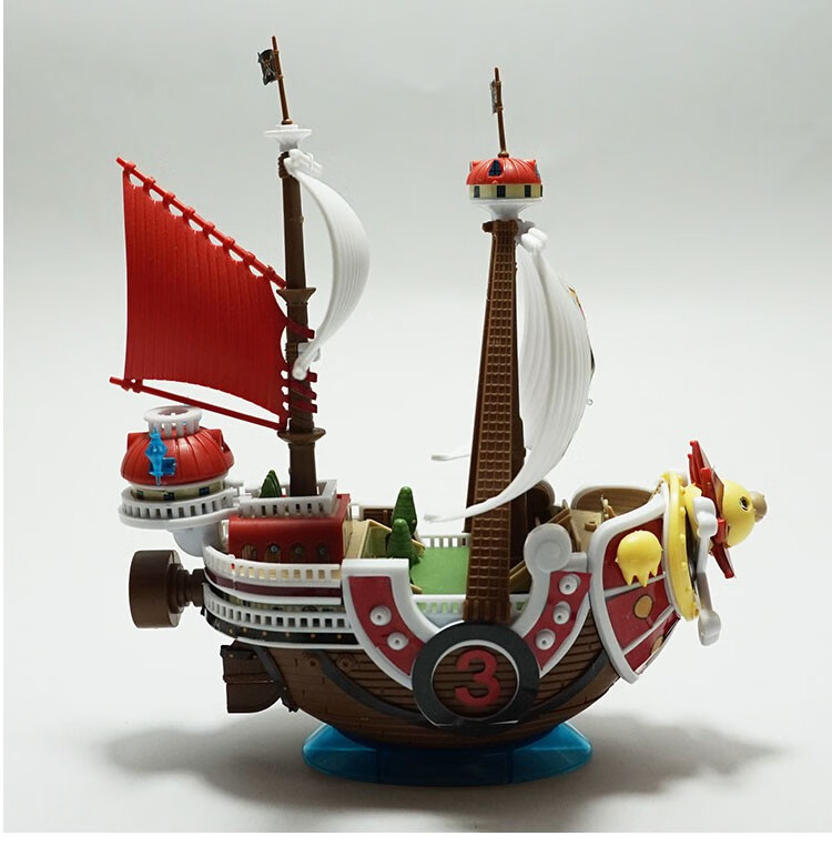 万代商城同款海贼王船拼装模型手办千里万里阳光号桑尼千阳海盗船玩具