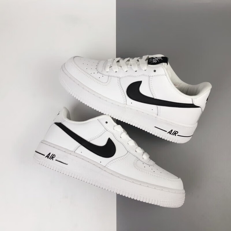 nike/耐克 air force 1 af1 空军一号黑白小权志龙 板鞋ct2302 ct2302