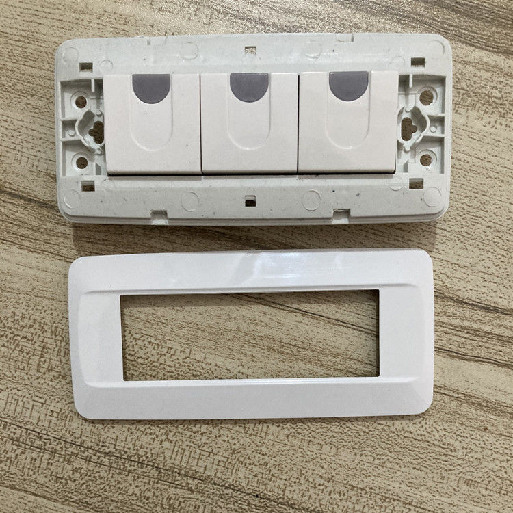 三联单控开关120系列75型老式长方形老款单双控室内插座面板暗装10a