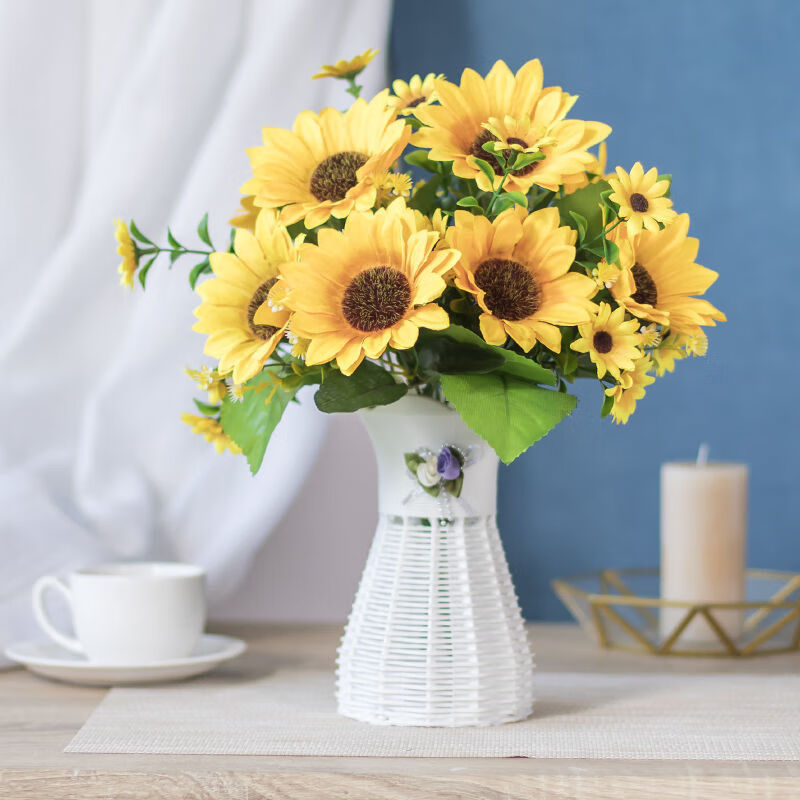 现货直发仿真花假花摆件家居装饰花仿真花套装客厅装饰品摆设餐桌盆栽