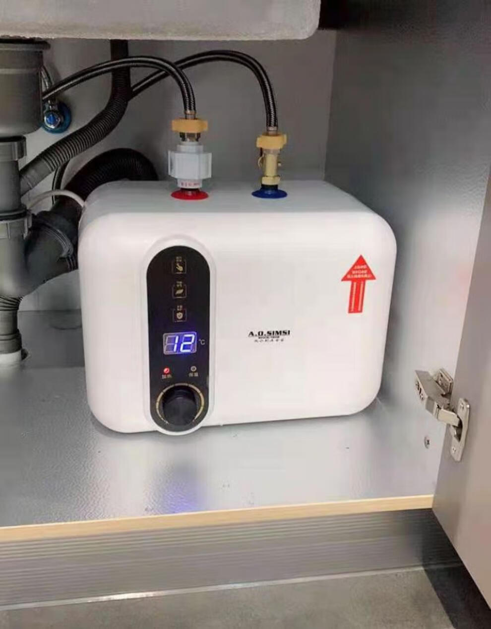 新款史宻斯小厨宝储水式家用洗碗小型电热水器8l10升上出水热水宝米蚁