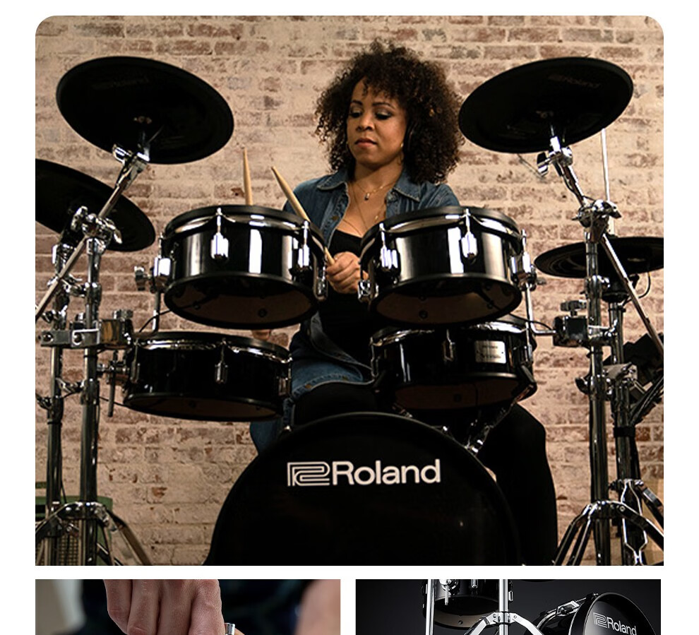 roland罗兰电子鼓vad306td25kvx架子鼓鼓腔演奏演出电鼓vad306pm03
