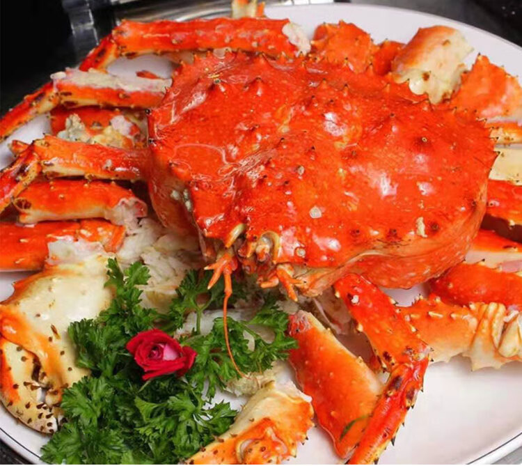 海升东鲜活蟹只只精选鲜活俄罗斯蟹霸王蟹超大48斤长脚蟹海鲜水产5斤