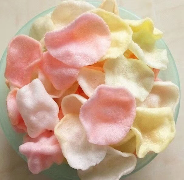 【京喜好货】虾片自己炸虾片批发虾片零食虾片自炸五彩虾片薯片儿彩虹