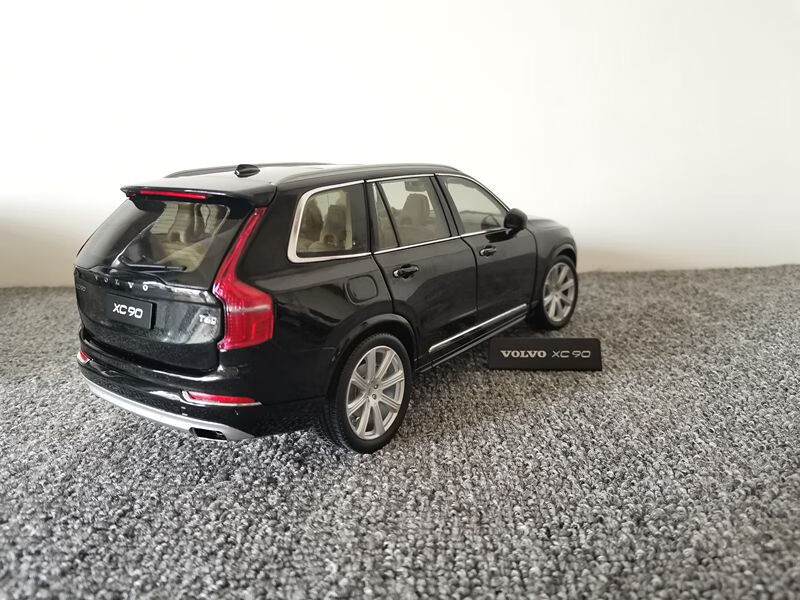 沃爾沃xc90車模型118volvo新老款xc90車模合金汽車模型新xc90黑色仿滑