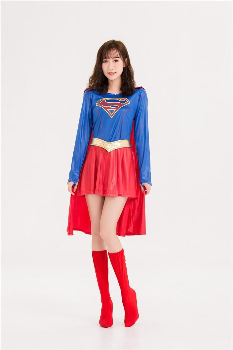 性感女超人cosplay动漫服装 万圣节派对ds演出服 化妆舞会表演服