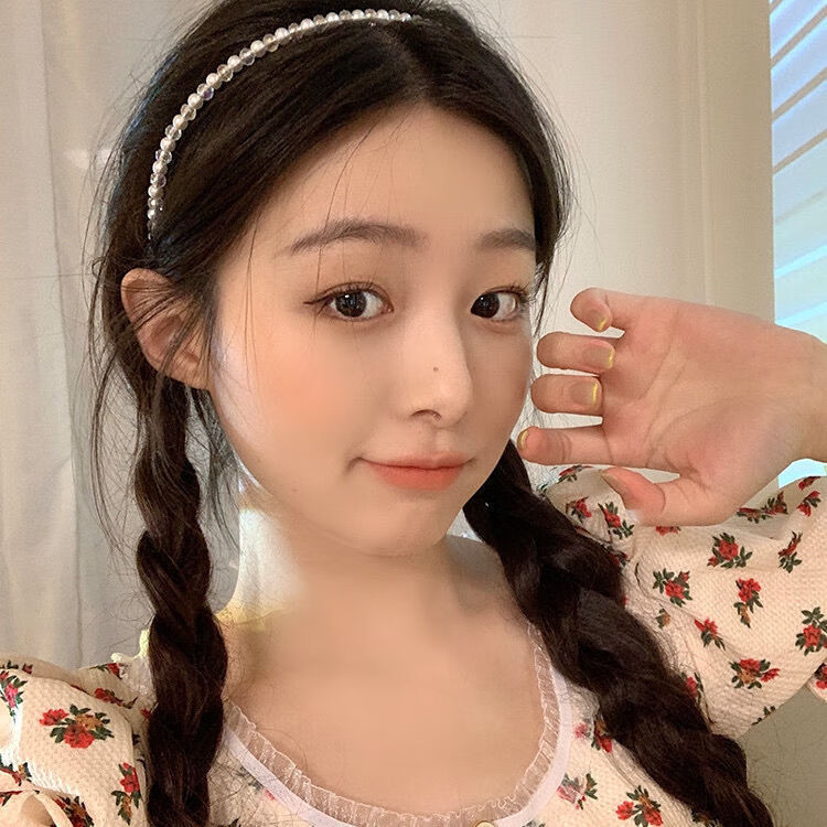 nice珍珠发箍复古法式森系超仙头饰头箍女网红新款外出压发卡发带饰品