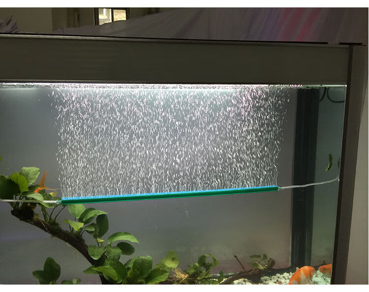 大鱼缸水族箱造景装饰氧气增氧泵气石气泡条帘散条沙头散气条气盘50