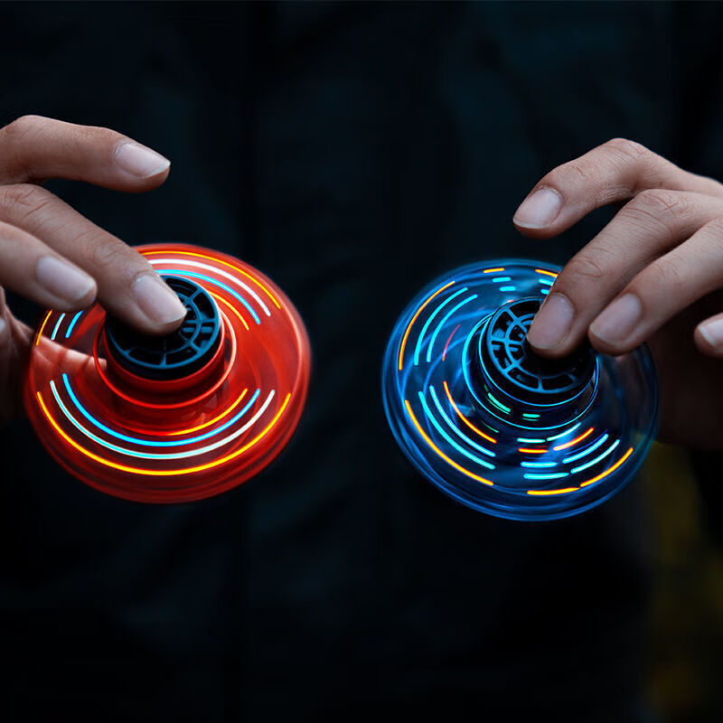 适用于定制飞行陀螺ufo智能回旋感应飞行器儿童玩具男孩指尖陀螺9珠指