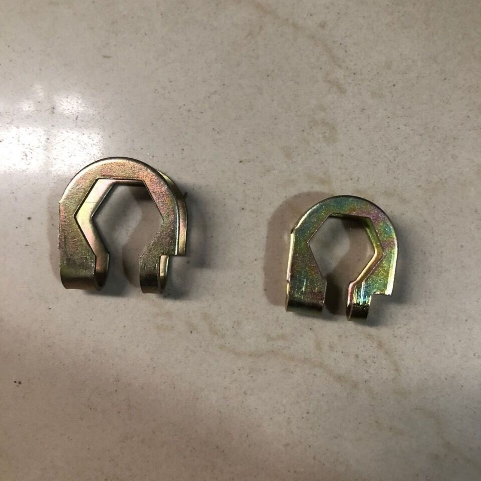 播种机配件轴卡子六方四方轴卡子肥盒卡片卡箍农机配件播种机配件