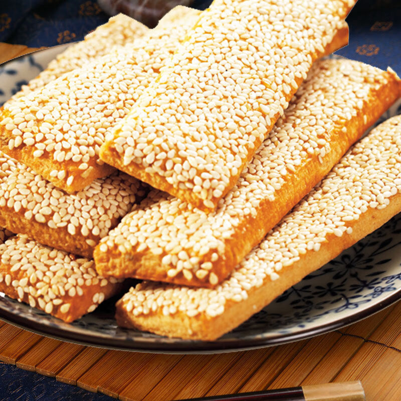 麦蒂酥脆饼250g南通特产芝麻葱油椒盐千层饼糕点饼干零食椒盐味250g约