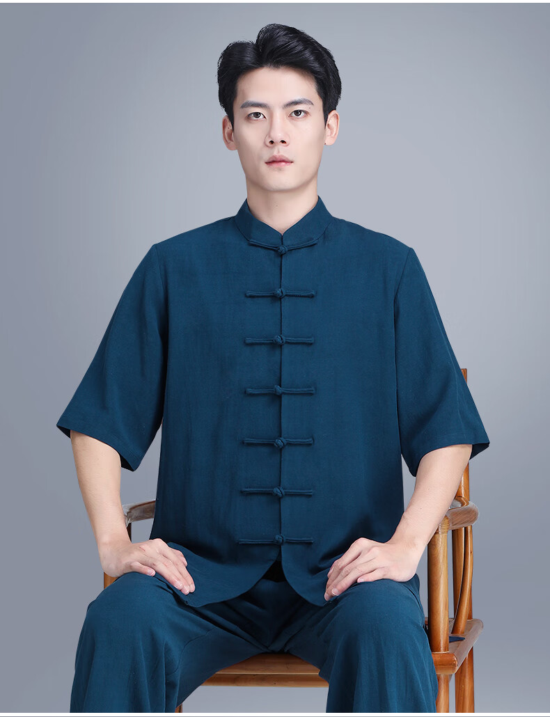 男太极服装图片与价格图片