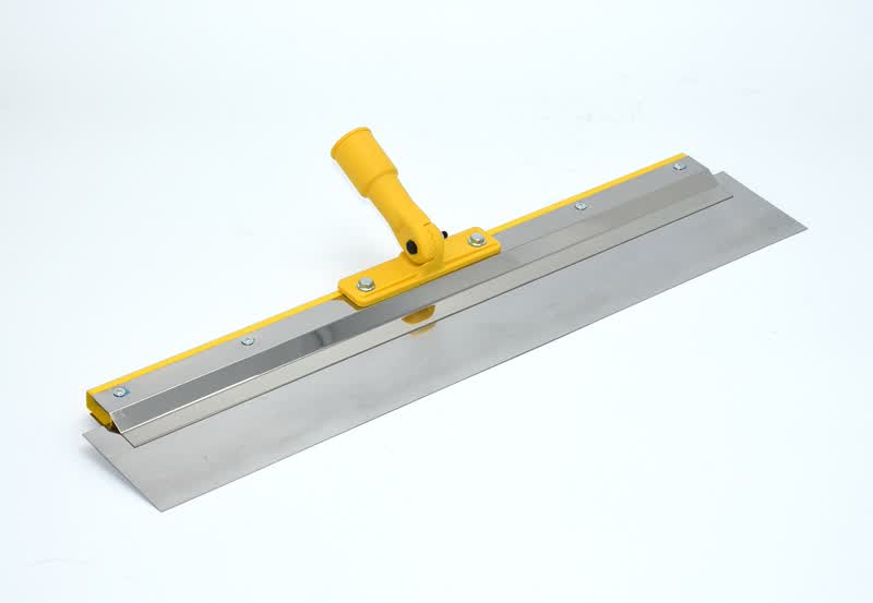 站立式推刀水泥自流平刮板环氧地坪打底板镘刀工具带齿耙子56刀架60