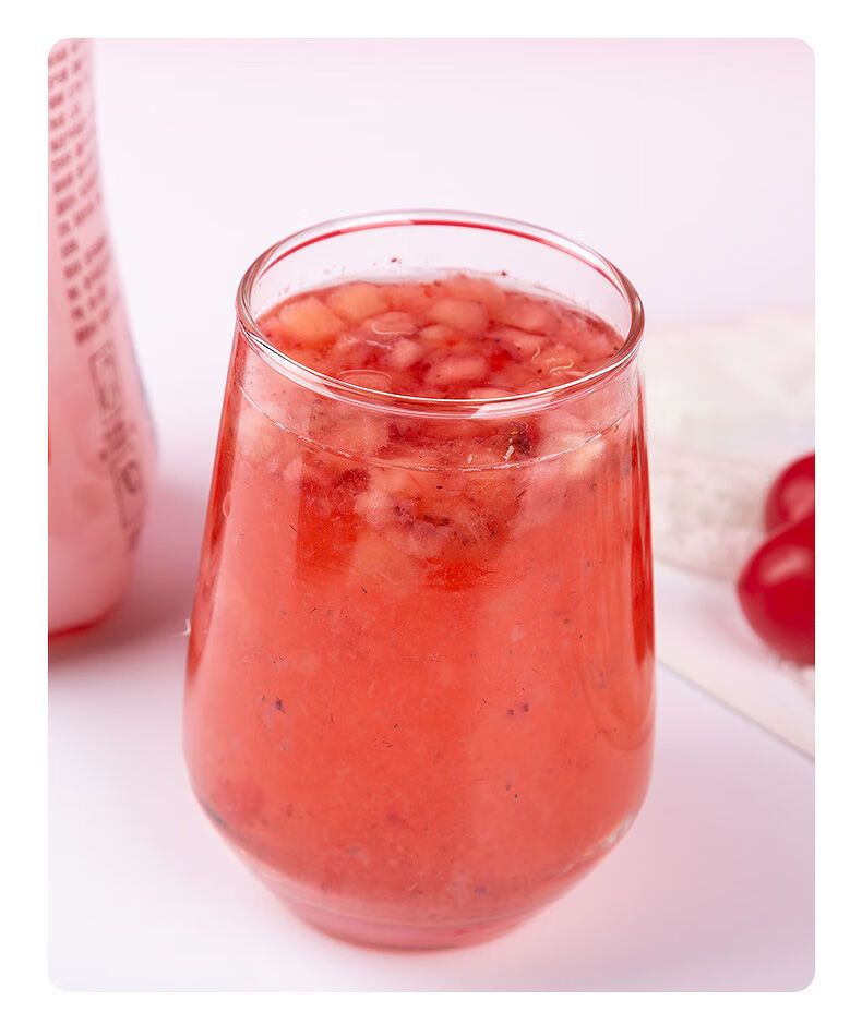 鲜果坊浓缩果汁原浆大瓶饮料果汁饮料饮品果粒草莓汁买1瓶加1瓶共5斤