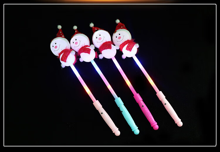荧光棒发光仙女棒魔法棒演唱会用品儿童头饰聚会道具圣诞节小礼品圆形