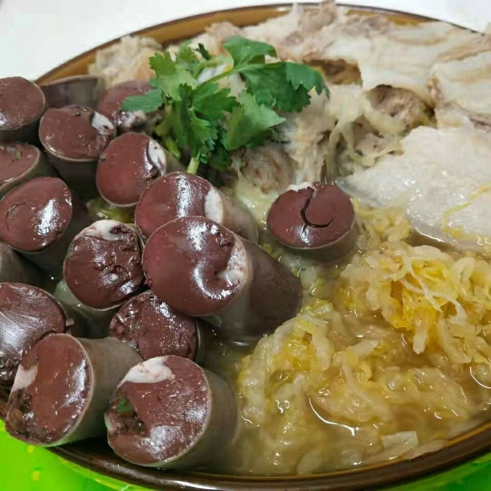 东北血肠新鲜笨猪血肠手工灌制正宗东北美食东北杀猪菜网红同款新鲜笨
