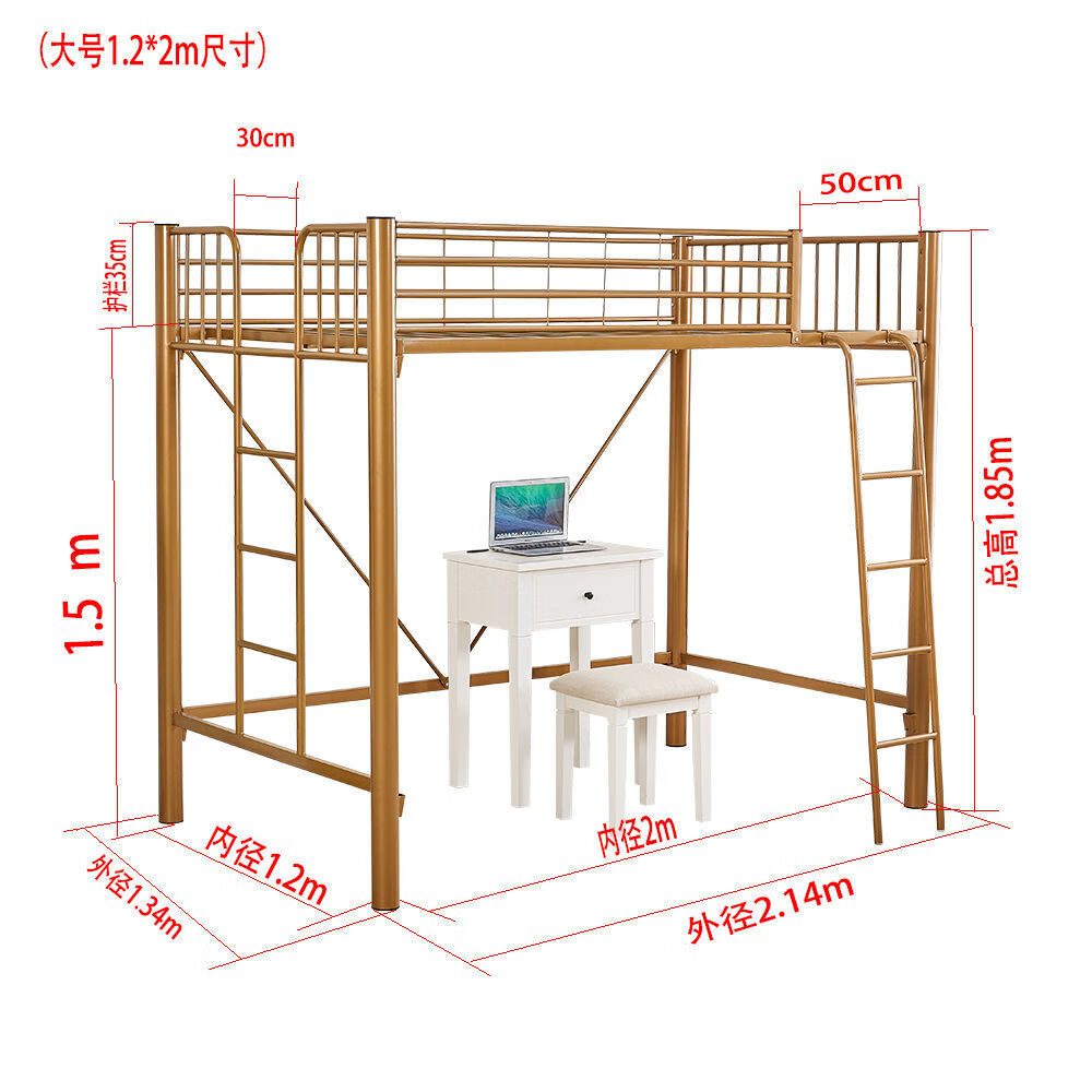 架空床设计图大全图片