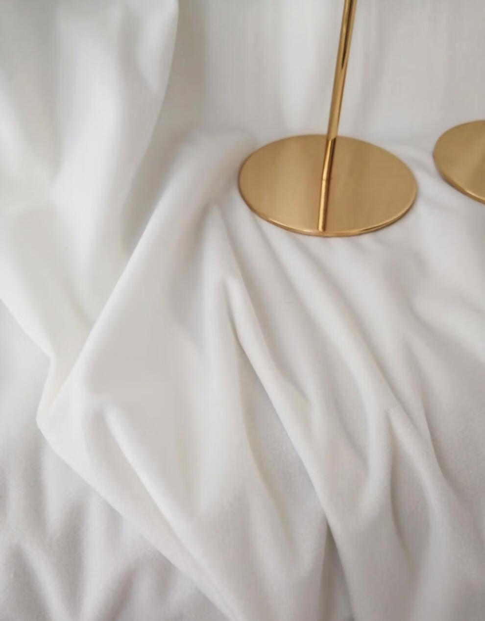 倾彩拍照背景布白色diy手工纯色布料丝绒婚礼周岁甜品台桌布吸光纯色