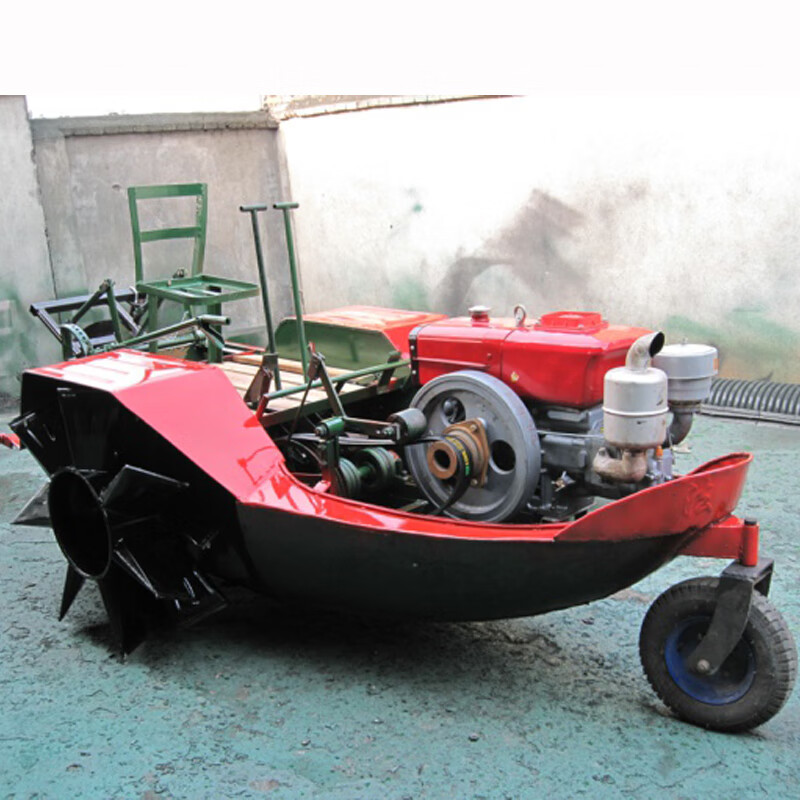 水田旋耕机拖拉机微耕机农用圆盘犁整田耙深水机耕船式农机 经济实用