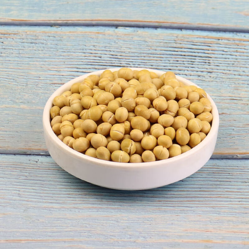炒黄豆熟即食酥特产农家自制炒货黄豆原味零食手工无油散袋装豌豆 炒