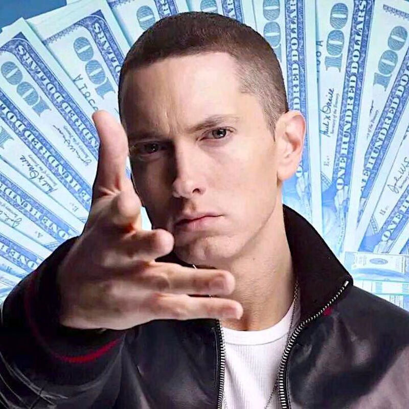 fazu法族艾米纳姆eminem阿姆同款三角圆吊坠钛钢男女学生项链欧美潮牌