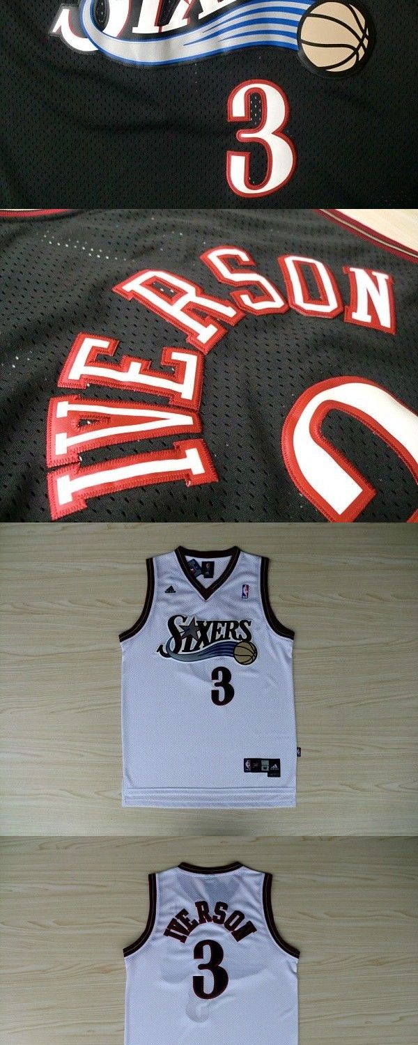腾讯体育同款nba76人队3号艾弗森球衣iverson套装篮球服10周年复古球