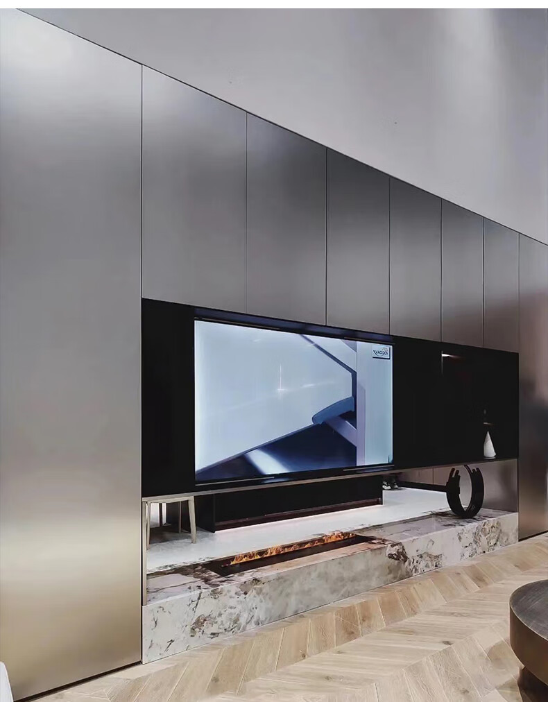 沃辛顿 碳岩板墙板2022金属木饰面板装饰竹炭木金属板竹木纤维护墙板