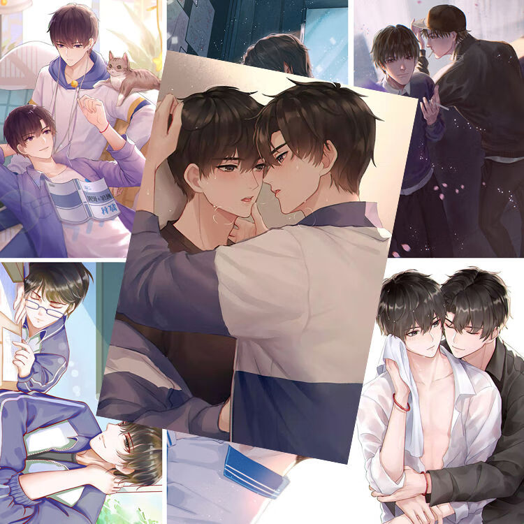 伪装学渣海报 贺朝谢俞二次元耽美周边房间宿舍超大高