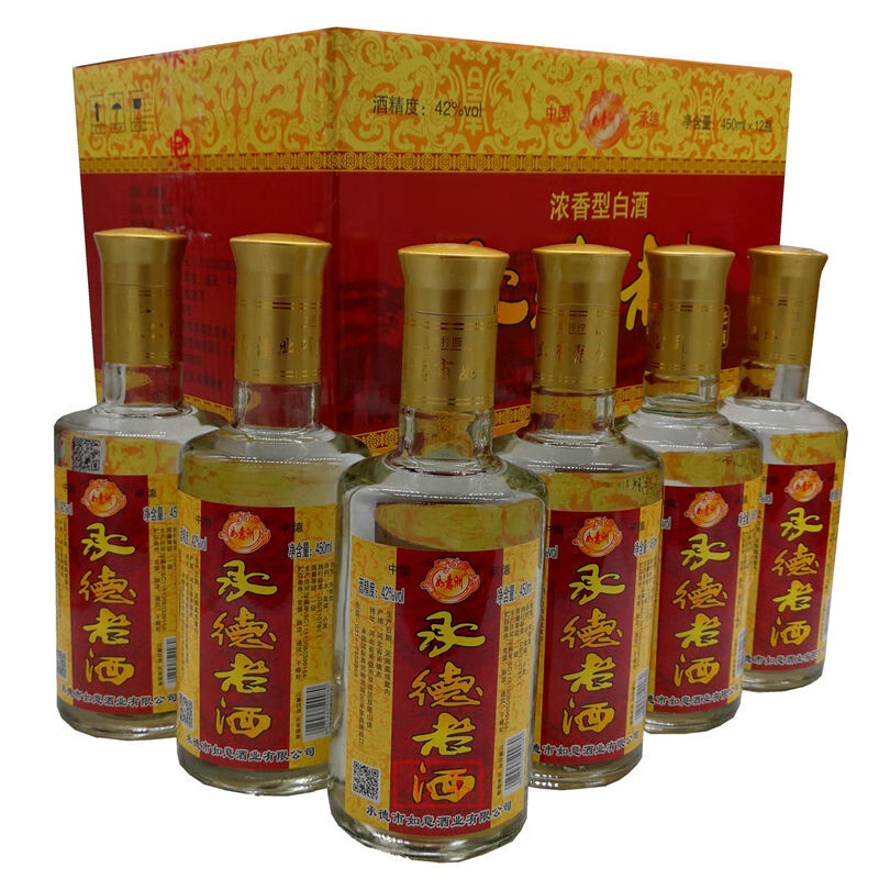 承德老酒白酒42度光瓶特产纯粮食酿浓香型如意洲整箱12瓶可选6瓶 12瓶