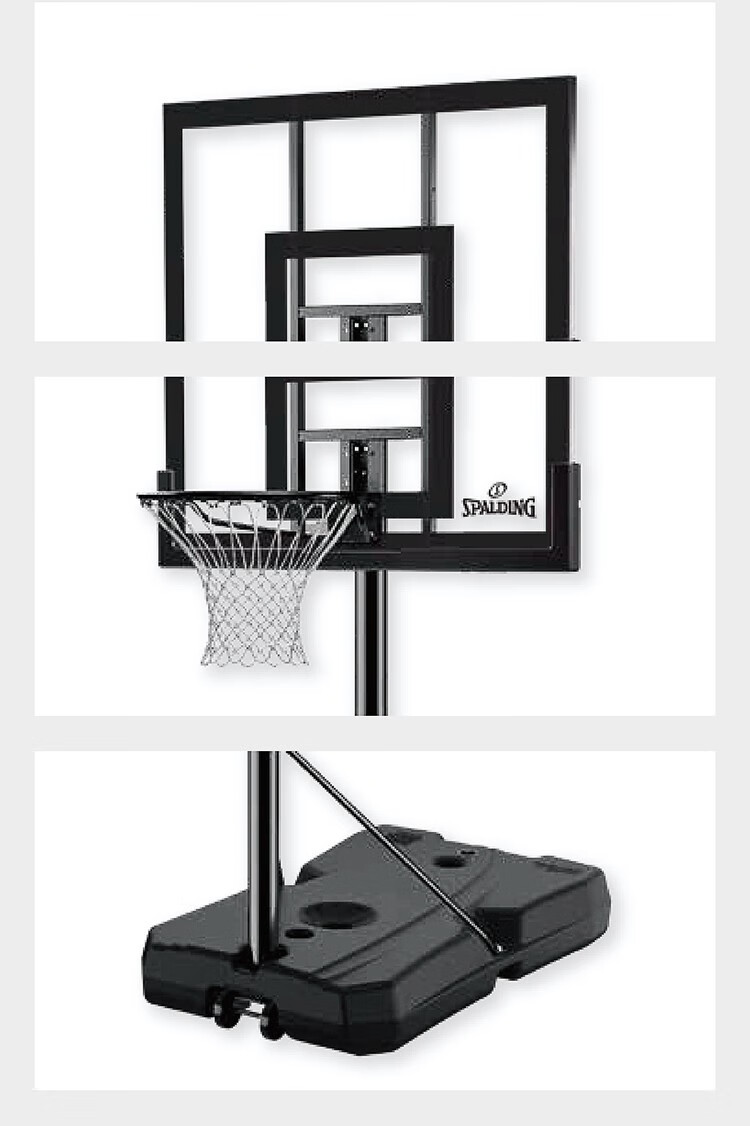 斯伯丁spalding正品篮球架室外家用学校落地可移动便携式篮架成人训练