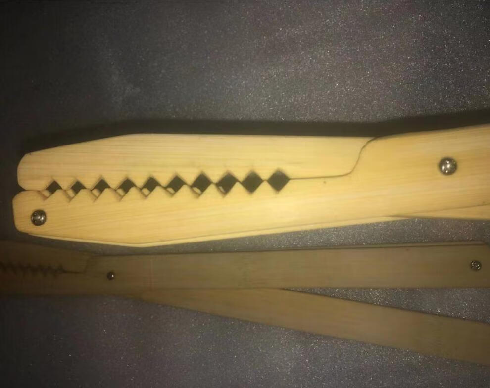 黄鳝夹 黄鳝夹子竹制黄鳝夹鳝鱼竹夹泥鳅夹子楠竹鳝鱼夹三片防脱防伤