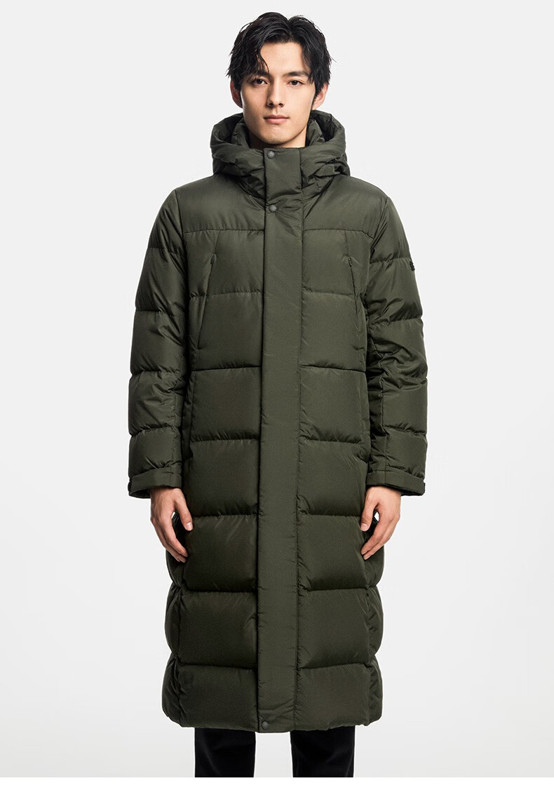 【李佳琦推荐】kolon sport/可隆长款羽绒服 男子冬季户外防风防泼水