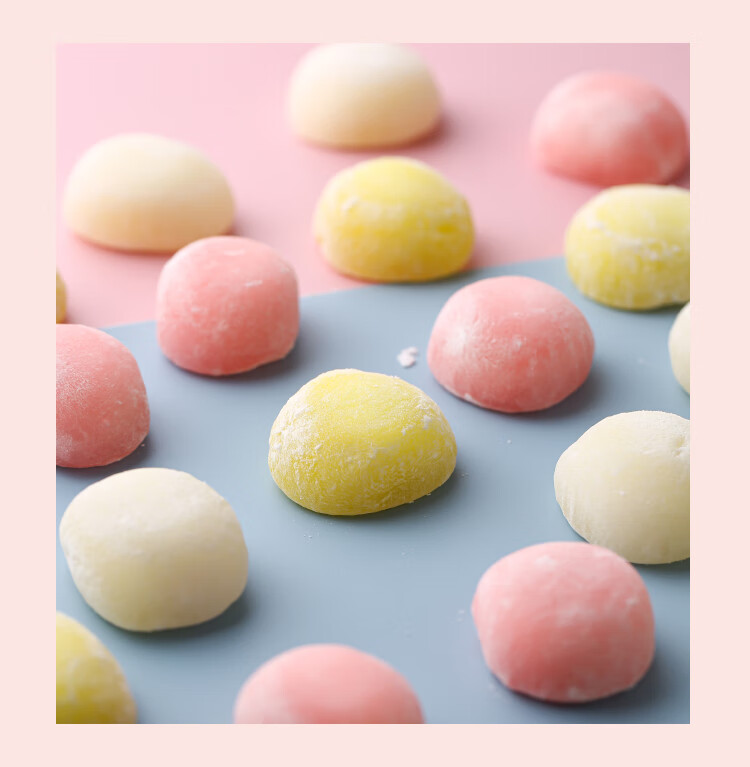 日本久保田大福日式点心水蜜桃草莓奶油雪媚娘夹心麻薯糯米糍蓝莓