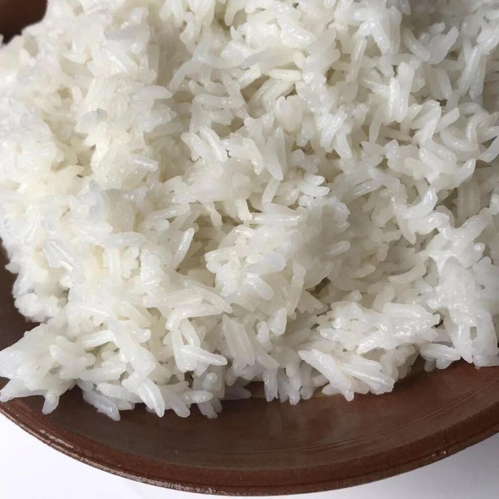 橙伯乐 广西象牙香米10斤真空装长粒香农家不抛光软糯晚稻2021新大米5