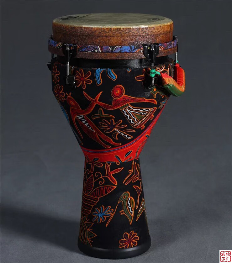 手鼓非洲鼓丽江1012学生表演初学演奏皮云南金贝12进口瑞盟鼓皮dr12c